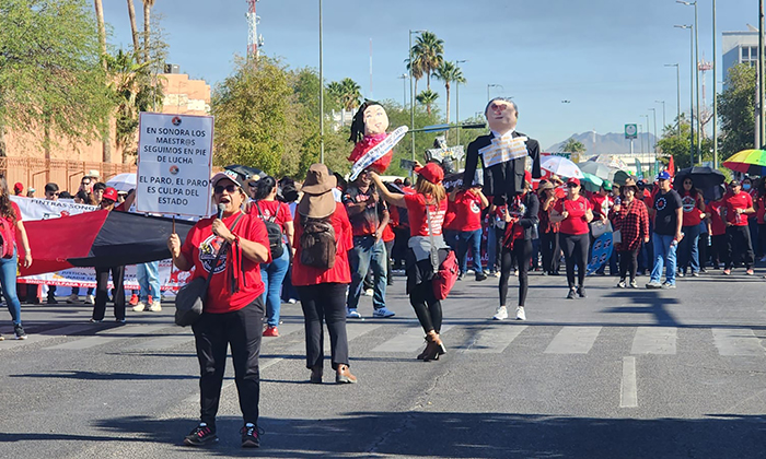 Respeta SEC derecho a manifestarse de docentes en contra de la Ley del Issste