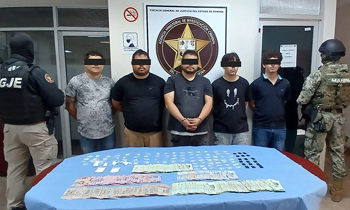 Procesan a cinco sujetos por asociación delictuosa en Ciudad Obregón