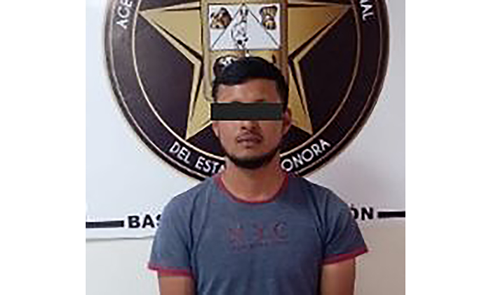 Queda en prisión violento individuo en Ciudad Obrgón