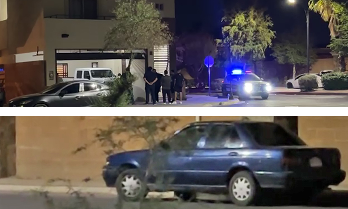 Se impacta auto contra cerco de casa en Corceles Residencial