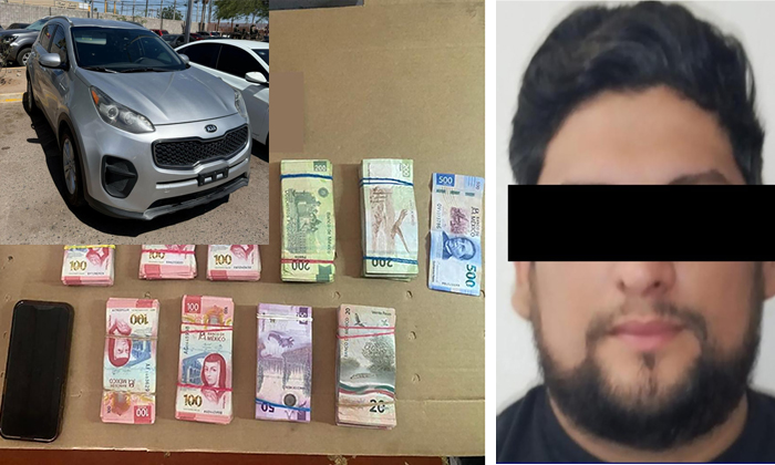 Capturan a joven en camioneta robada en Tulipanes Residencial