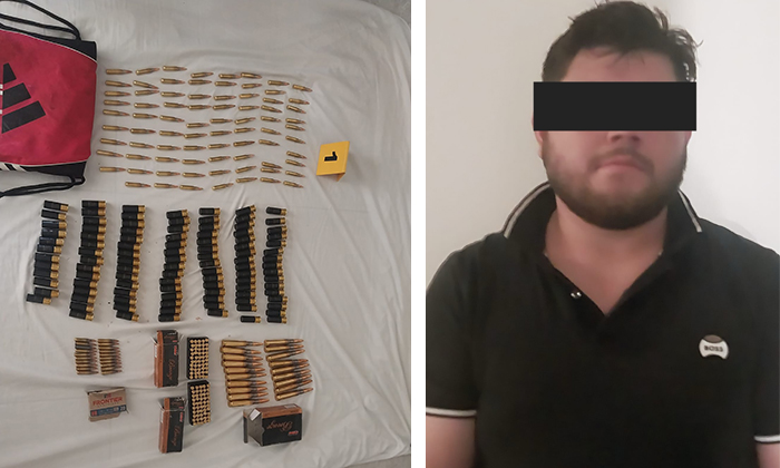 Capturan a sujeto con más de 300 cartuchos útiles en San Luis Río Colorado
