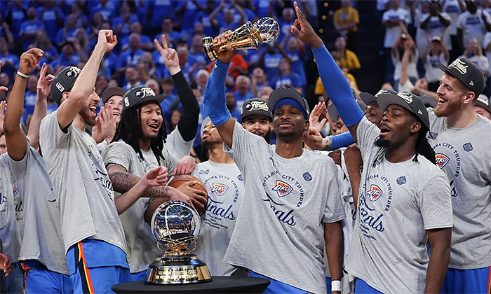 Se corona Thunder en el Oeste tras superar 124 a 94 a Timberwolves