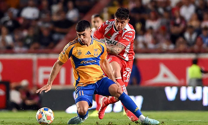 Tigres y Necaxa igualan a cero en el juego de Ida de cuartos de final