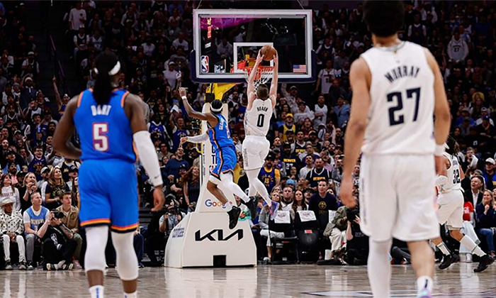 Nuggets sorprende y vence a Thunder; Habrá séptimo juego