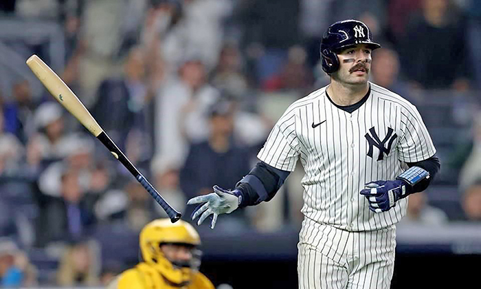 Yanquis da paliza de 12-3 a Padres