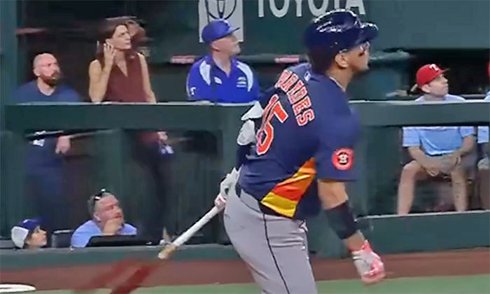 Isaac Paredes da triunfo a Houston ante Rangers con jonrón productor de tres carreras