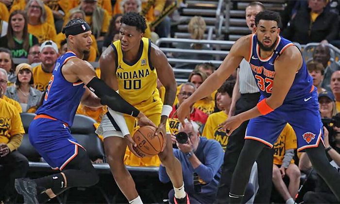 Logra Knicks primera victoria ante Pacers en la Final de la Conferencia Este