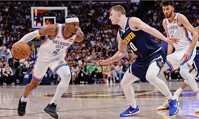 Empata serie Thunder ante Nuggets; Se imponen 92 a 87