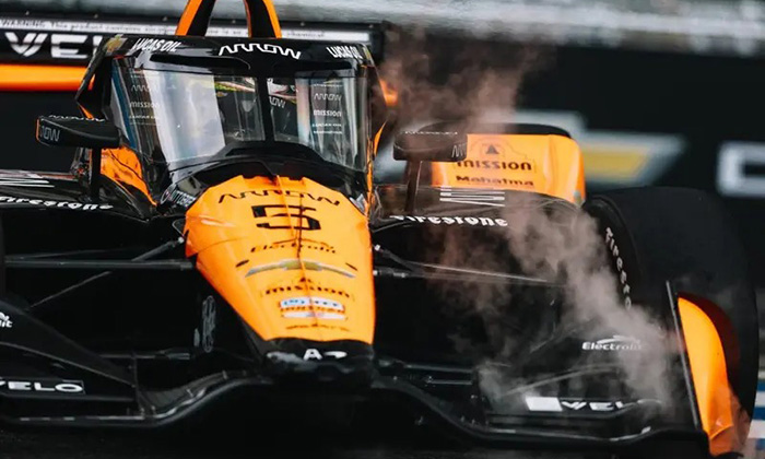 Pato O’Ward sufre en la calificación en Detroit en la serie IndyCar