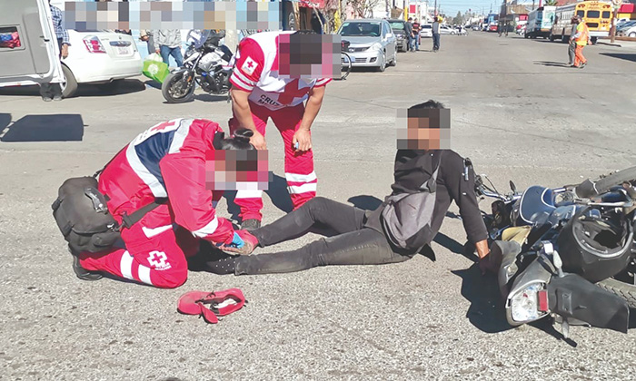Resulta lesionado en accidente