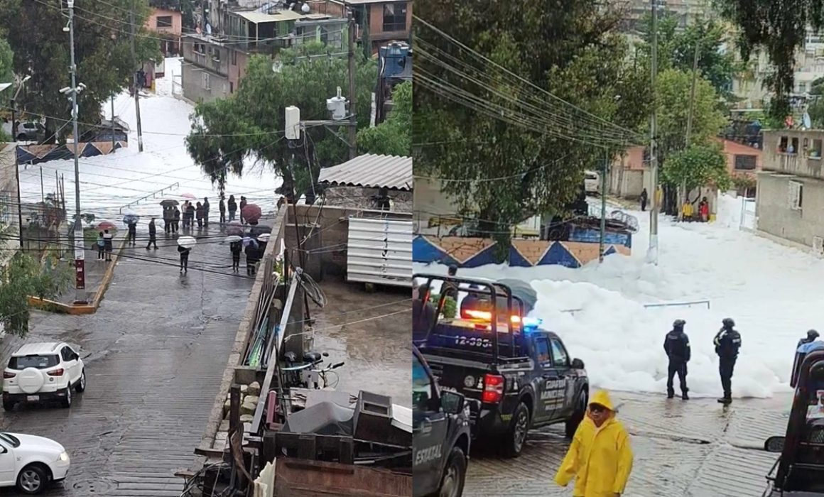 Lluvias y tapón de basura provocan desbordamiento parcial del río Verde en Naucalpan