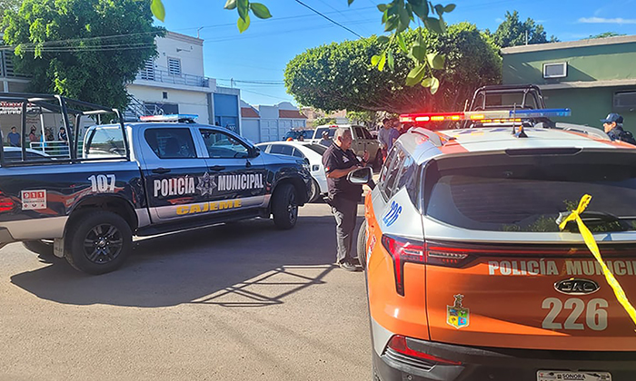 Balacera cobra tres vidas, una de mujer inocente en Ciudad Obregón