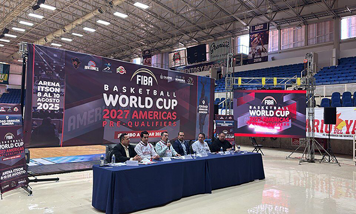 Sonora albergará sede al Mundial de Basquetbol del ocho al 10 de agosto