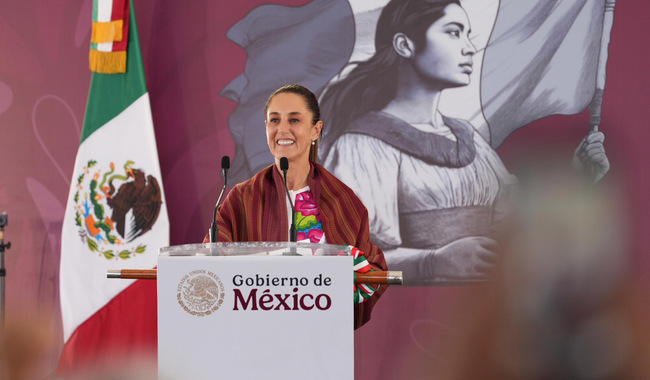 Sheinbaum visitará zona más afectada por el huracán Erick en Oaxaca