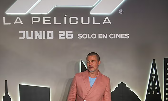Brad Pitt enciende motores en Ciudad de México con la presentación de la cinta “F1”