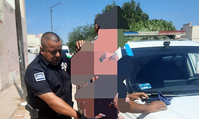 Arrestan a ladrón de cableado en comercio en la colonia Centro