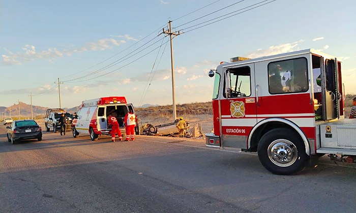 Accidente cobra otra vida en la carretera de Bahía de Kino a Punta Chueca