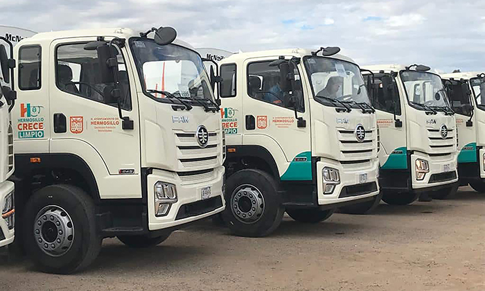 Llegarán 25 recolectores de basura eléctricos