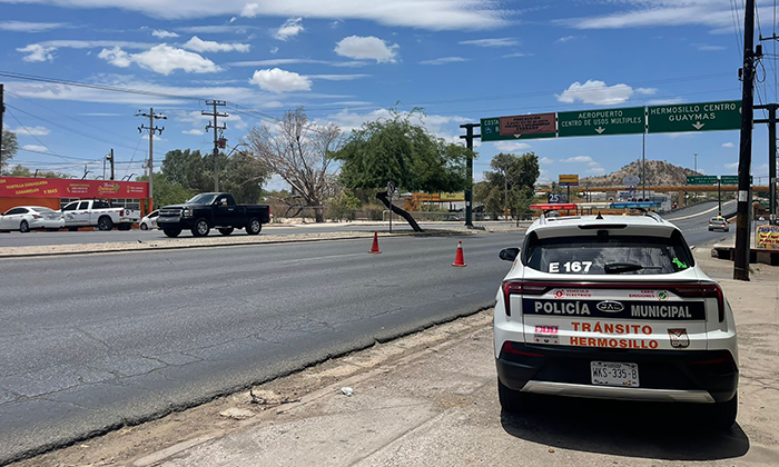 Logran saldo blanco en carretera a Kino durante operativo de Tránsito Municipal