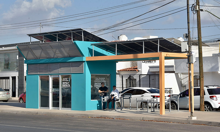 Equipan paradas con botón de pánico; El Ayuntamiento de Hermosillo