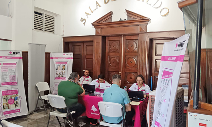 Colocarán módulo del INE en Palacio Municipal; El miércoles 25 de junio