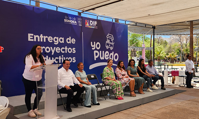 Entregan proyectos productivos del programa Yo Puedo; Autoridades del DIF Sonora