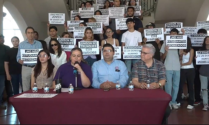 Piden ampliar lugares de nuevo ingreso en Unison; El sindicato de Trabajadores Académicos