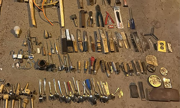 Hallan armas durante operativo en Cereso en Ciudad obregón