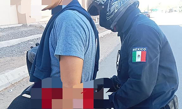 Someten a ladrón al intentar darse a la fuga en la comisaría Miguel Alemán