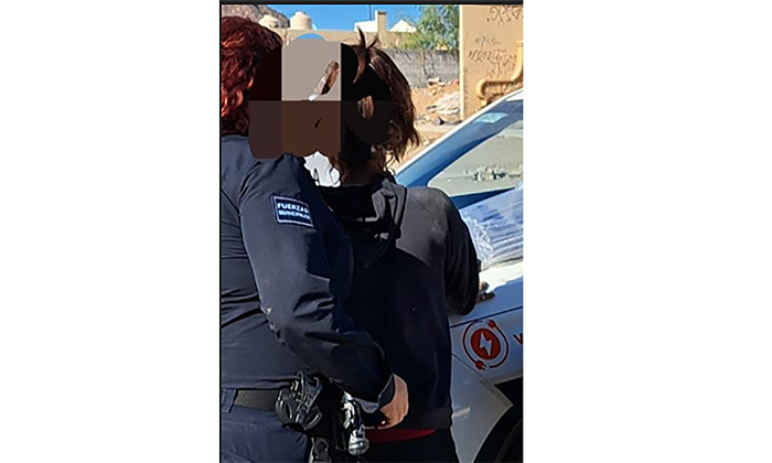 Someten a mujer por amagar a comerciante en la colonia Las Lomas