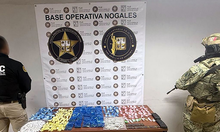 Aseguran droga, cartuchos y cargadores en operativo conjunto