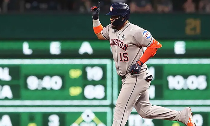 Blanquea Astros a Piratas; Luce Paredes con jonrón de dos carreras