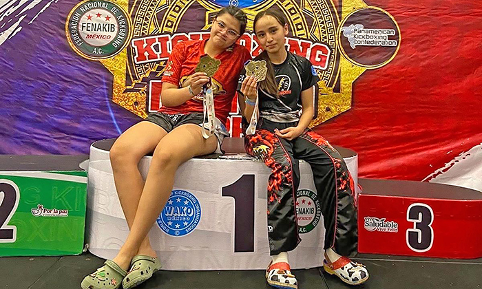 Acopia Sonora cinco oros en kickboxing en Abierto Mexicano