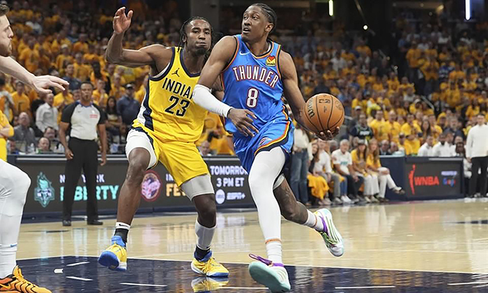 Thunder vence a Paces por 111 a 104; Iguala la Final de la NBA