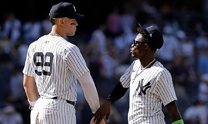 Yanquis derrota por paliza de 12-5 a Atléticos con jonrones de Judge y Chisholm Jr