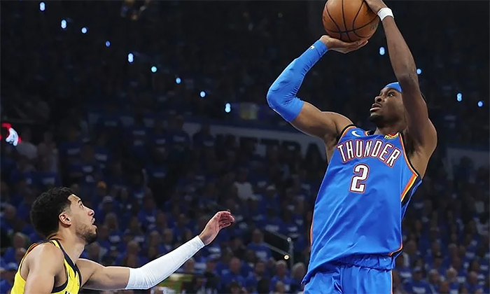 Thunder despierta y vence a Pacers en las finales de la NBA