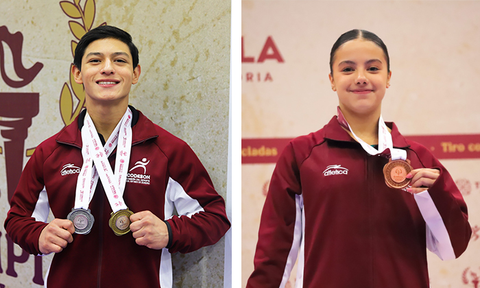 Cierran gimnastas sonorenses con plata y bronce en la Olimpiada Nacional