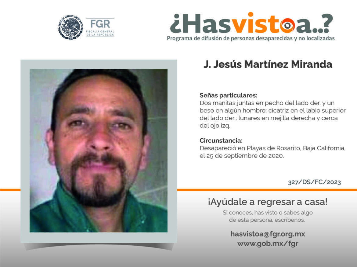 ¿Has visto a: J. Jesús Martínez Miranda?