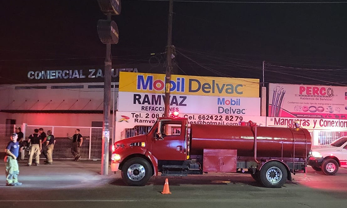 Se registra conato de incendio en tienda en la zona sur de la ciudad