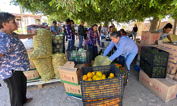 Extiende ayuda el Banco de Alimentos de Hermosillo a varios municipios