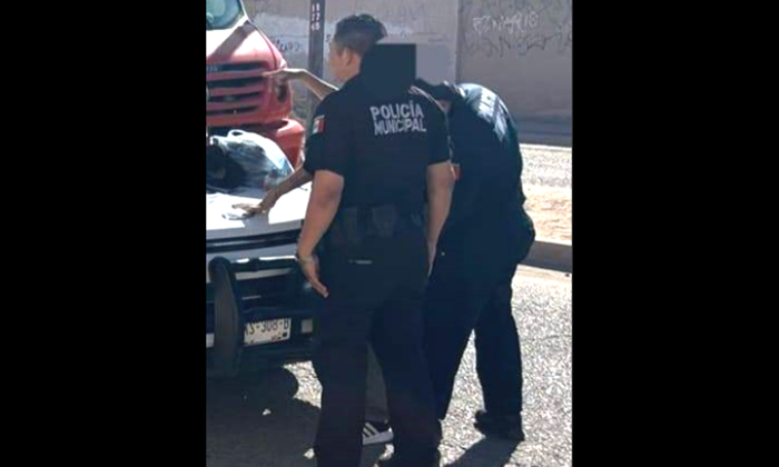 Arrestan a sujeto armado con machete en la colonia Cinco de Mayo