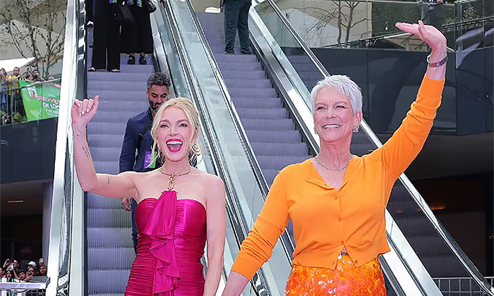 Causan sensación Lohan y Jamie Lee Curtis en la Ciudad de México