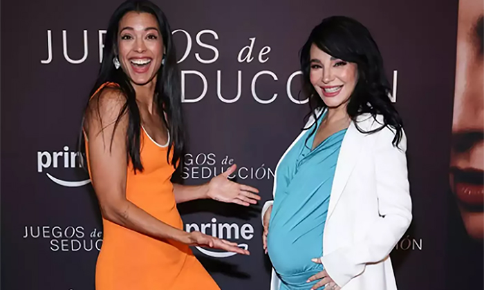 Muestra Martha Higareda su embarazo durante red carpet