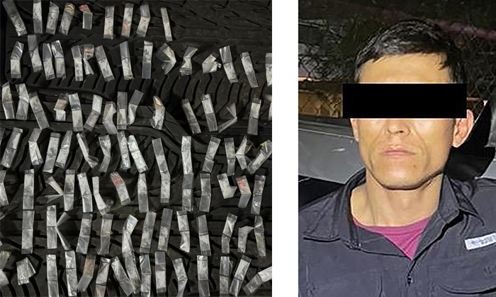 Capturan a sujeto con 100 envoltorios con droga en el Centro de la ciudad