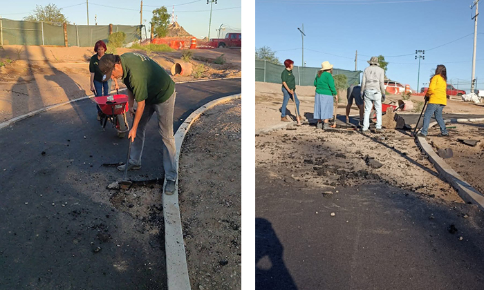 Denuncian vandalismo en La Sauceda; Empresa encargada de obras
