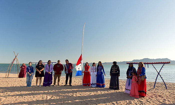 Celebra Año Nuevo la comunidad Comcáac en Punta Chueca