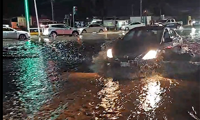 Lluvias dejan daños leves en la ciudad