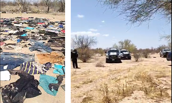 Hallan Buscadoras restos calcinados en la calle 12 de la Costa de Hermosillo
