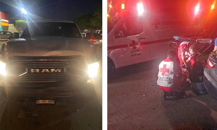 Agente de la AMIC provoca choque en Empalme